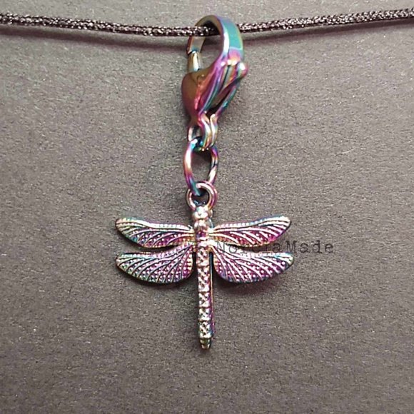 T.NorciaMade Accessories - Neochrome Dragonfly Charm: Single